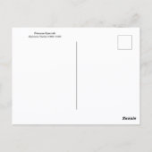 プリンセスヒヤシントアルフォンスミュシャ ポストカード (裏面)