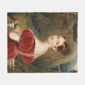 プリンセスビクトリアインブルードレス フリースブランケット (正面(横))