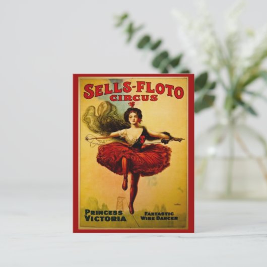 プリンセスビクトリアヴィンテージサーカス ポストカード (スタンド正面)
