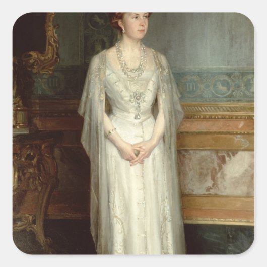 プリンセスビクトリア・ユージェニー、スペイン女王 スクエアシール (正面)