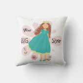 プリンセスビッグシスターブラウンヘア クッション (裏面)