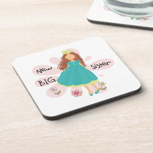 プリンセスビッグシスターブラウンヘア コースター (左側)