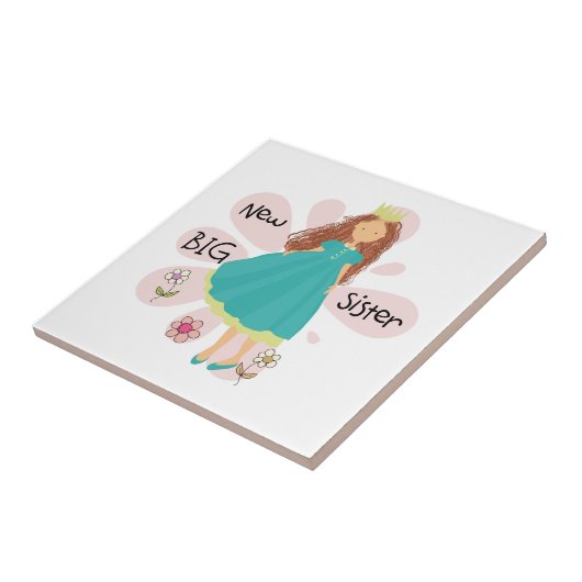 プリンセスビッグシスターブラウンヘア タイル (側面)