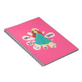 プリンセスビッグシスターブラウンヘア ノートブック (右側)