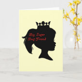 プリンセスビッグシスター最高のフレンド カード (黄色い花)