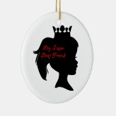 プリンセスビッグシスター最高のフレンド セラミックオーナメント (右)