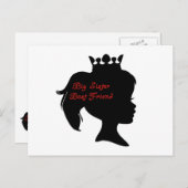 プリンセスビッグシスター最高のフレンド ポストカード (正面/裏面)