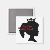 プリンセスビッグシスター最高のフレンド マグネット (正面/裏面)