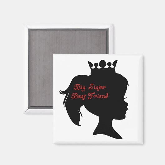 プリンセスビッグシスター最高のフレンド マグネット (正面/裏面)