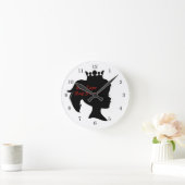 プリンセスビッグシスター最高のフレンド ラウンド壁時計 (ホーム)