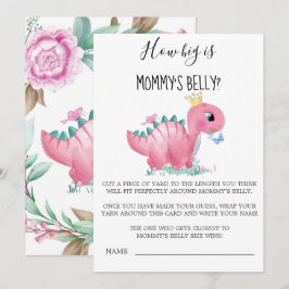 プリンセスピンクの恐竜の大きさはママの腹