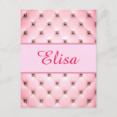 プリンセスピンクエンクロージャカード エンクロージャーカード (裏面)