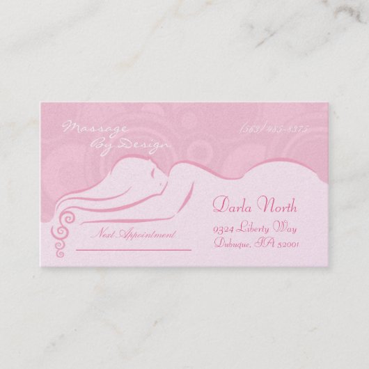 プリンセスピンクダーラビジネスカード 予約カード (正面)