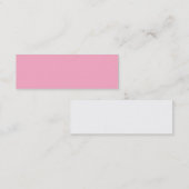 プリンセスピンクパガーリーステルピンクオンリーカラーピンク スキニー名刺 (正面/裏面)