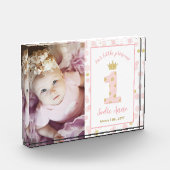 プリンセスピンクファースト誕生日記念 フォトブロック (左)