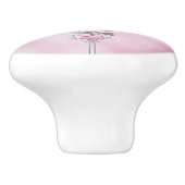 プリンセスピンクワンド&クラウンベッドルーム王室のドレッサー セラミックノブ (側面)