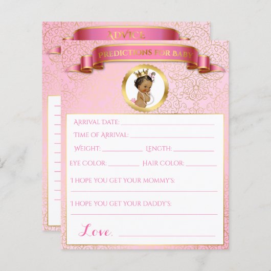 プリンセスピンク金ゴールドアフリカンゲーム (正面/裏面)