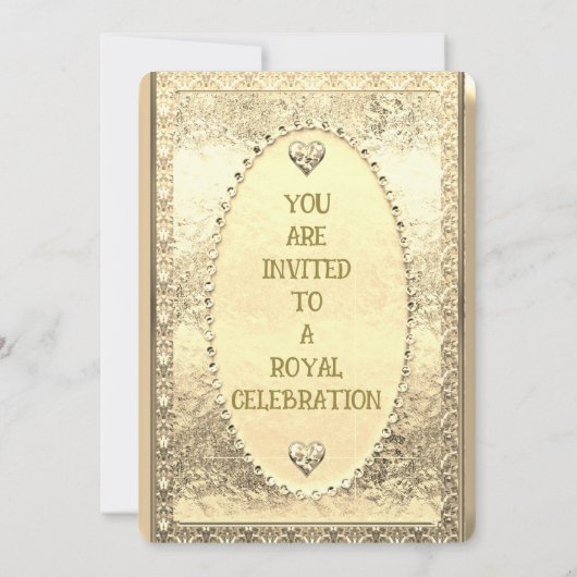 プリンセスフェアリー誕生日パーティーの招待 招待状 (裏面)