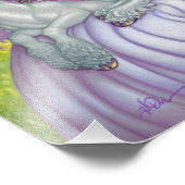 プリンセスフェアリーunicorn城ファンタジーアート フォトプリント (角)