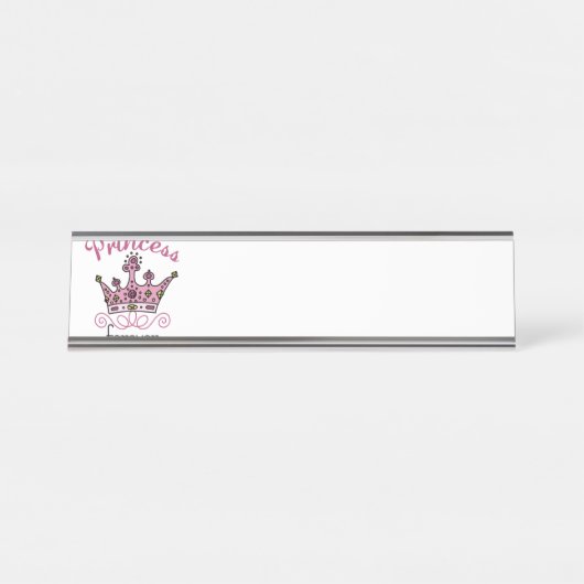 プリンセスフォーエバー デスクネームプレート (正面)