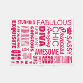 プリンセスフリースブランケット フリースブランケット (正面(横))