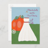 プリンセスブライダルシャワー、私は招待状ポストカード インビテーションポストカード (正面/裏面)