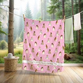 プリンセスブランケット（名前またはメッセージ） フリースブランケット