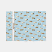 プリンセスブランケット（名前） フリースブランケット (正面(横))