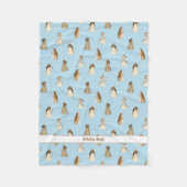 プリンセスブランケット（名前） フリースブランケット (正面)