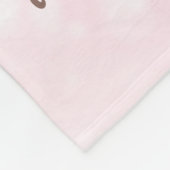 プリンセスブランケット(毎月のマイルストーン写真) フリースブランケット (角)