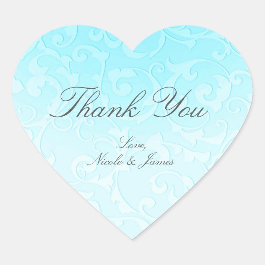 プリンセスブルーエレガントストーリーブックウイル結婚ズ ハートシール (正面)