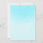 プリンセスブルーエレガントストーリーブックスワールウェディング 招待状 (裏面)