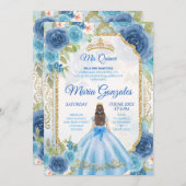 プリンセスブルーバラメキシコ15アーノ 招待状 (正面/裏面)