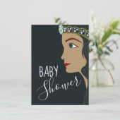 プリンセスブルーベビーシャワービンゴ 招待状 (スタンド正面)