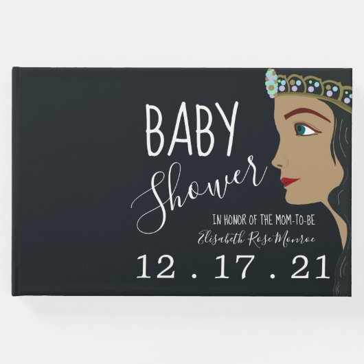 プリンセスブルーベビーシャワー ゲストブック (正面)