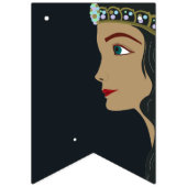 プリンセスブルーベビーシャワー バンティングフラッグ (第2の旗)