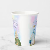 プリンセスブルー誕生日キッズ 紙コップ (左)