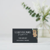 プリンセスブルー ベビーシャワー ギフトレジストリー エンクロージャーカード (スタンド正面)