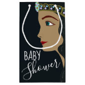 プリンセスブルー ベビーシャワー スモールペーパーバッグ (裏面)