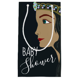 プリンセスブルー ベビーシャワー スモールペーパーバッグ