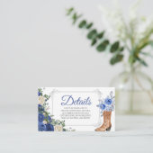 プリンセスブートシルバーネイビーキンセニェラ詳細カード エンクロージャーカード (スタンド正面)