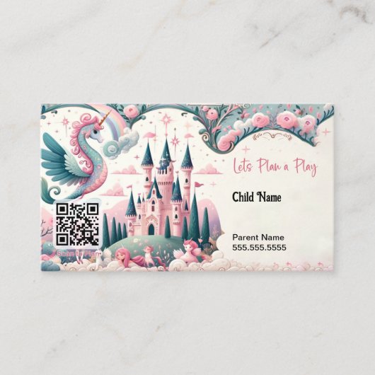 プリンセスプラン遊ア・カード コーリングカード (正面)