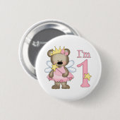 プリンセスベアの誕生日 缶バッジ (正面&裏面)