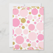 プリンセスベイビーシャワー招待状 招待状 (裏面)