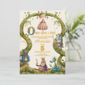 プリンセスベイビーシャワー　ワンス・アポン・ア・タイム 招待状 (スタンド正面)