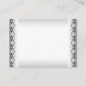 プリンセスベビーガールおむつラッフルチケット エンクロージャーカード (裏面)