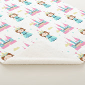 プリンセスベビーガールパターン シェルパブランケット (3/4)