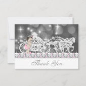 プリンセスベビーシャワーありがとう サンキューカード (正面)