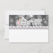 プリンセスベビーシャワーありがとう サンキューカード (裏面)