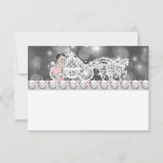 プリンセスベビーシャワーありがとう サンキューカード (裏面)